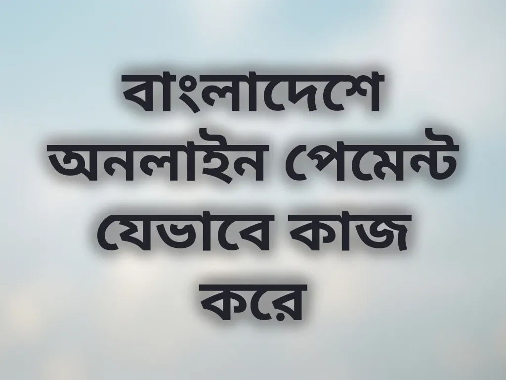 বাংলাদেশ পেমেন্ট গাইড